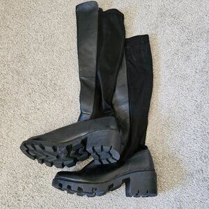 Platform Knee High Boots